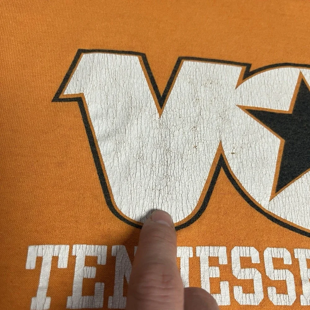 Tennessee Volunteers Shirt Size Medium Orange Vintage NCCA Sportswear Team Logo